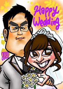 似顔絵師あやかさんの作品（似顔絵グラフィックス）