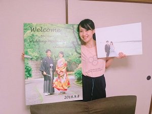 ウェルカムボード 似顔絵 サイズ