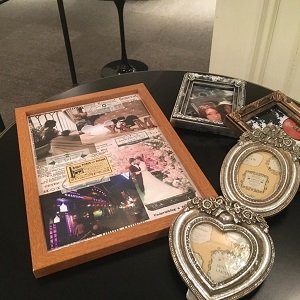 ウェルカムボード 100均 写真立て