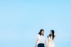 友人と話す