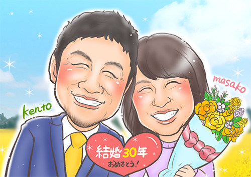 似顔絵グラフィックス福ちゃん
