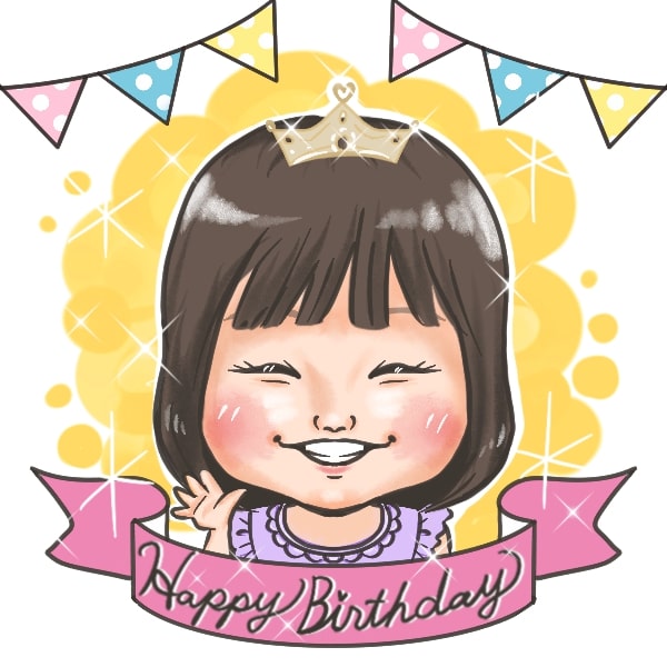 なおさんの似顔絵