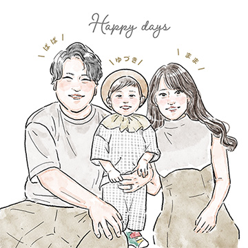 似顔絵師nananaoの似顔絵作品一覧│似顔絵イラストを格安作成・制作