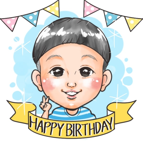 なおさんの似顔絵