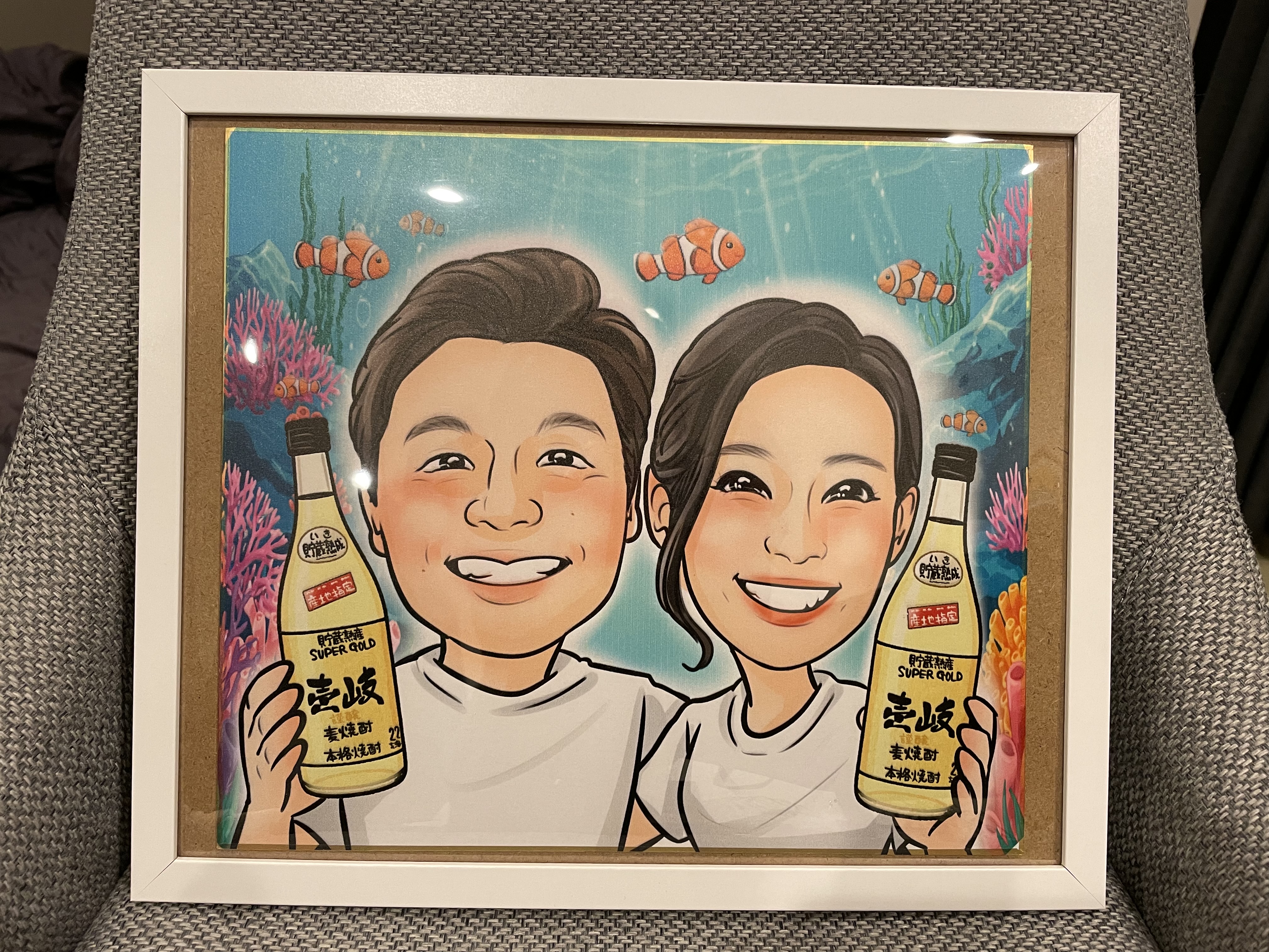 ロビスコ 似顔絵ギフト制作 似顔絵ギフト 2Lサイズ | Ricco.Shop